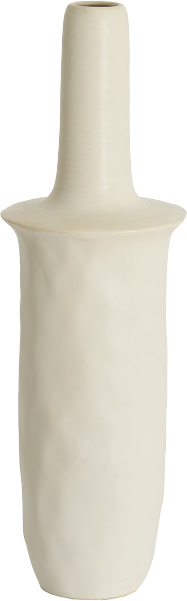 Light&living Vaas deco Ø20x65,5 cm SENNES keramiek mat crème