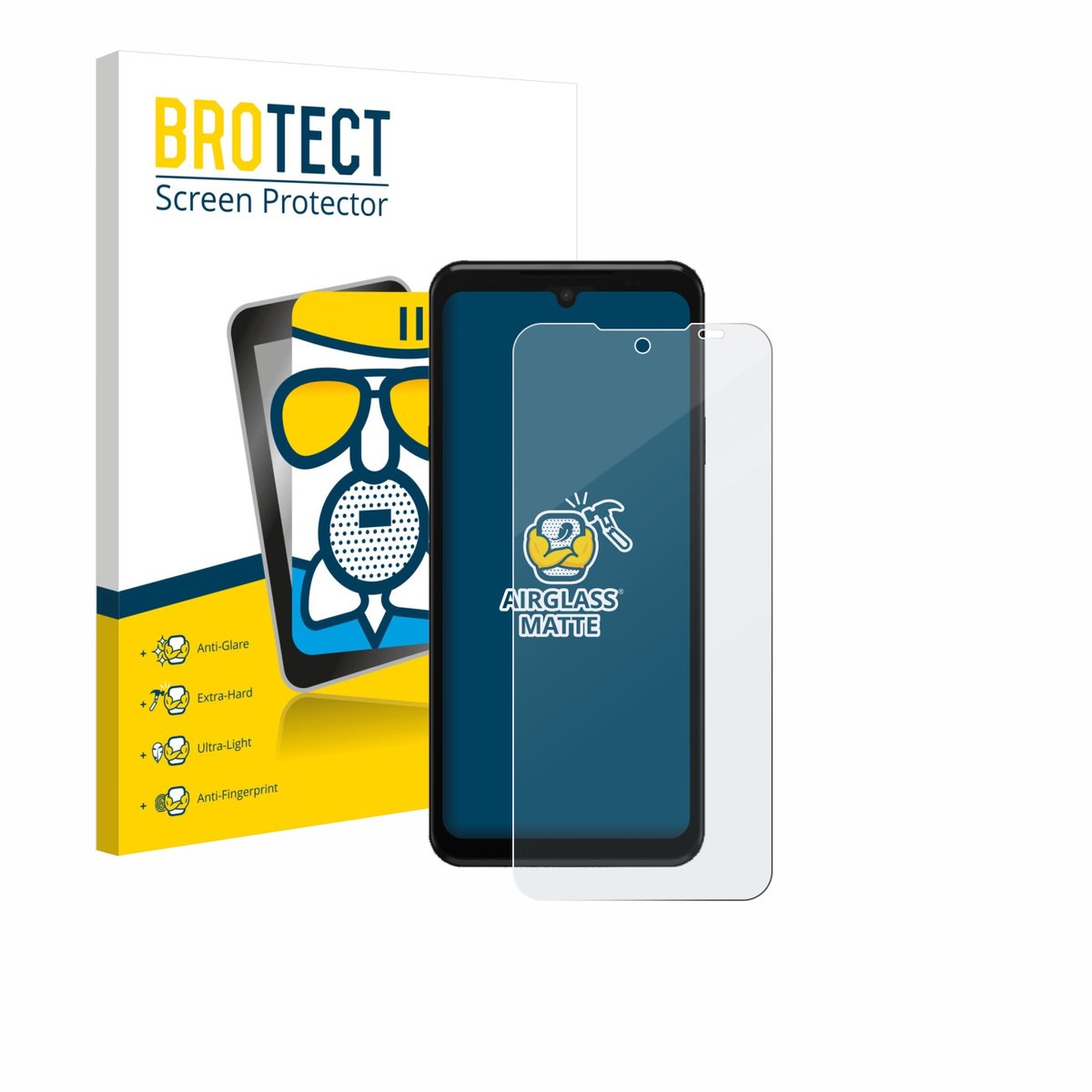 BROTECT - Screenprotector voor Sunmi L3 - Folie Beschermfolie Beschermglas matte