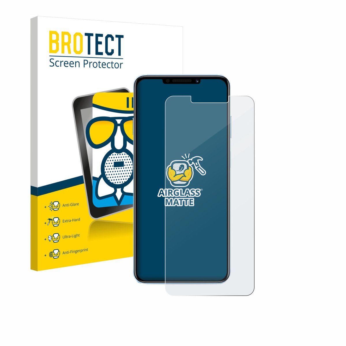 BROTECT - Screenprotector voor Huawei Nova 14i 4G - Folie Beschermfolie Beschermglas matte