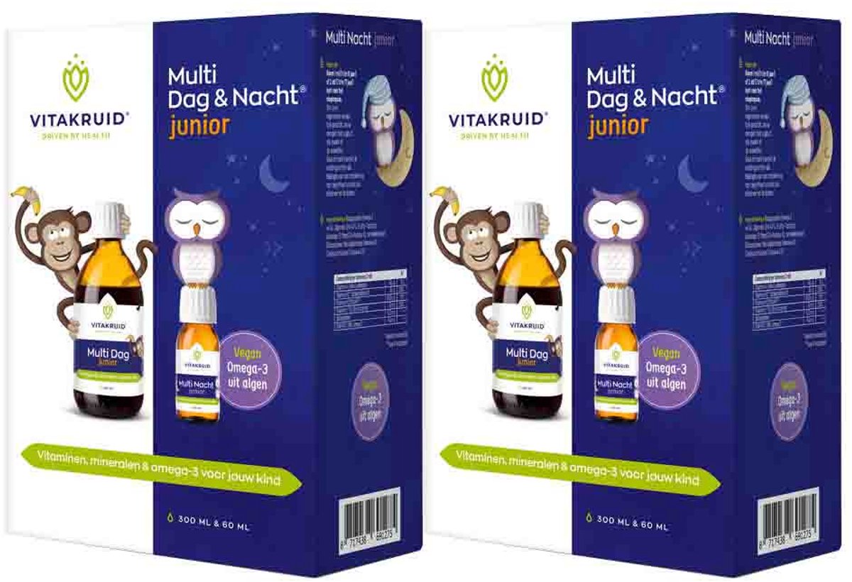 Vitakruid Multi Dag & Nacht Junior - 2 x - Voordeelverpakking