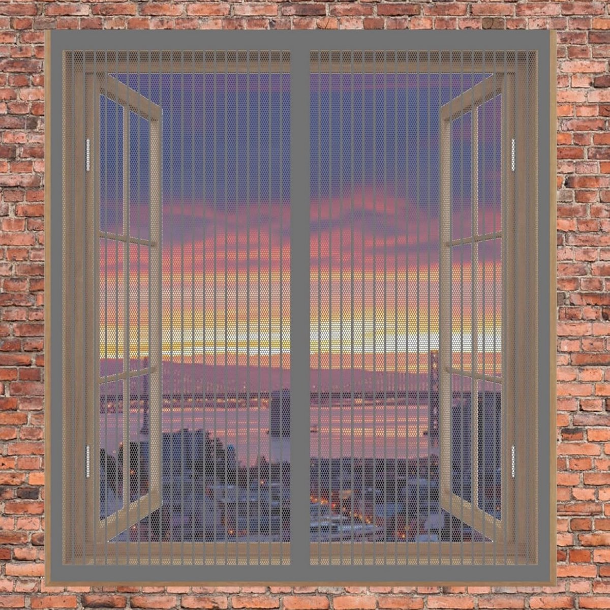 Magnetisch Hor voor Deur en Raam 80x190cm - Vliegengordijn met Automatische Sluiting