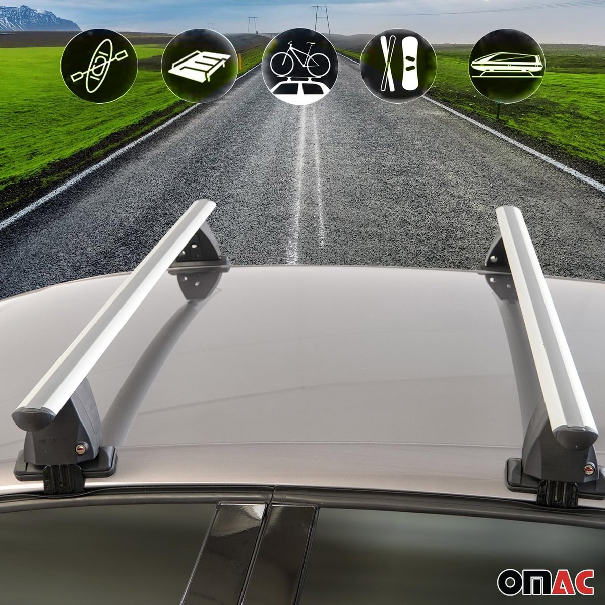 Aluminium Dakdragerset Kia Picanto (2011-2017) - Zwaluwstaart thumbnail 2