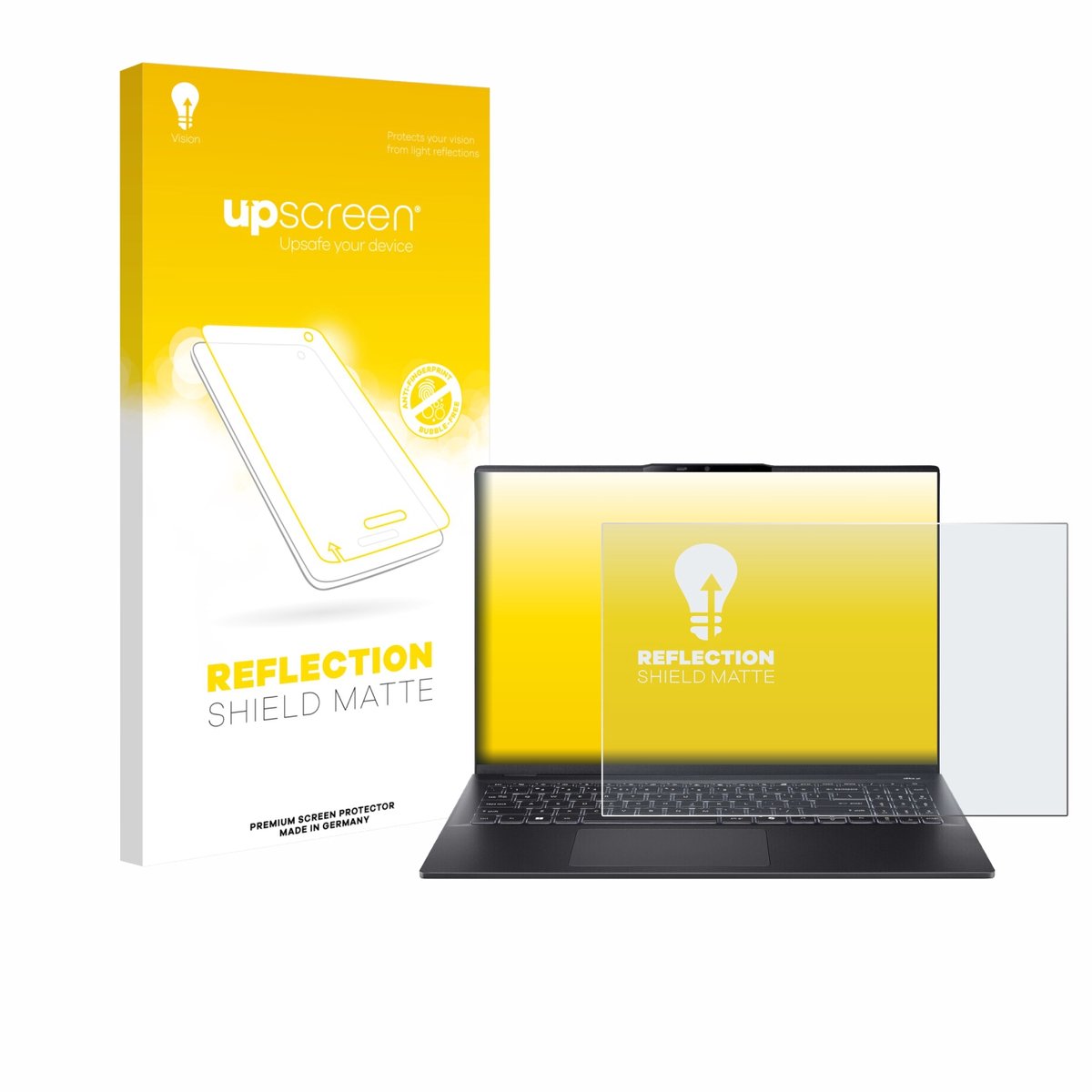 upscreen - Screenprotector voor Acer Swift 16 AI - Folie Beschermfolie anti glare matte