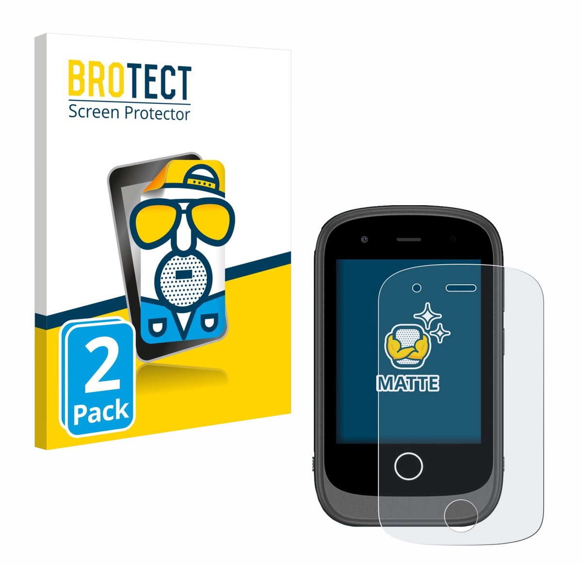 BROTECT - Screenprotector voor Alutoria PH05 - Folie Beschermfolie matte 2 Stuks