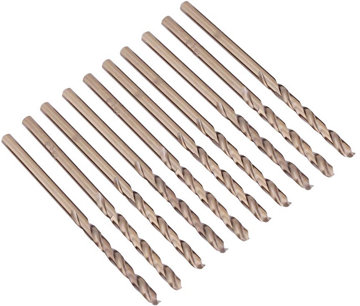 HSS-CO Metaalboren Set 1.0 mm tot 5.0 mm voor RVS en Metaal
