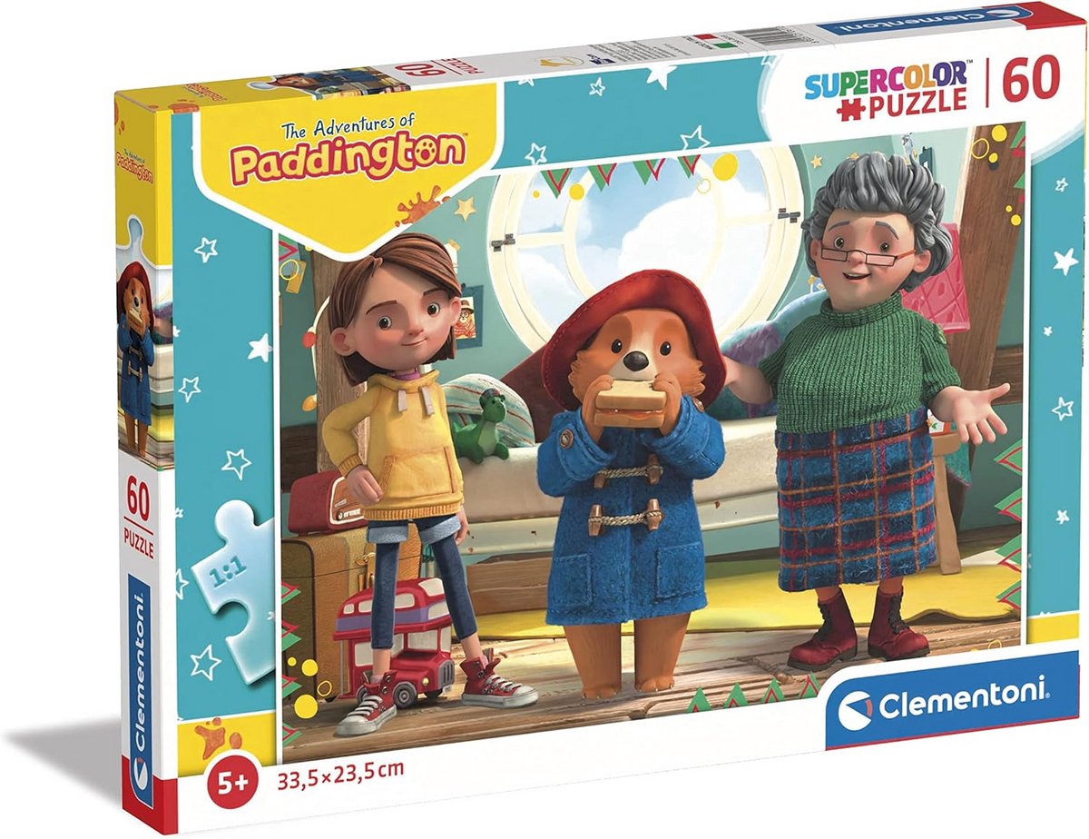 Puzzel 60 Stukjes voor Kinderen - Paddington Beer - Educatief Speelgoed Vanaf 5 Jaar