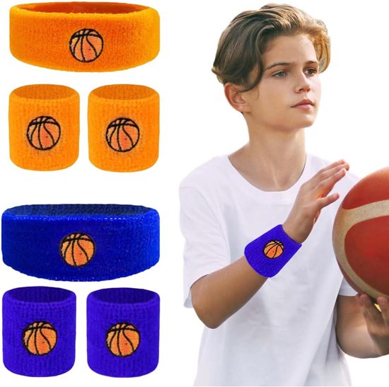 RETON 12 stuks kleurrijke sport zweetbanden polsbandjes, katoenen polsbandjes zweet met borduurwerk ontwerp voor Unisex, elastische basketbal voetbal voetbal tennis polsbandjes voor vrouwen mannen