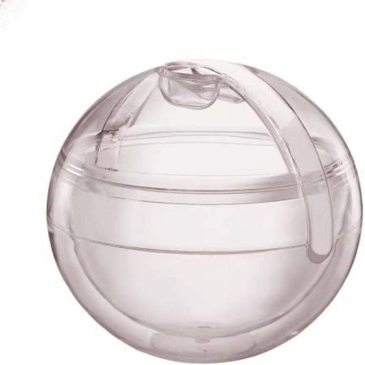 Thermische ijsemmer met tang - transparant - Ø 20 x 20 cm - 1900 cc
