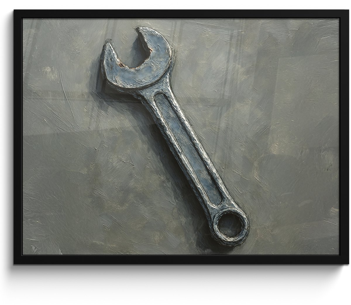 FrameYourWall Poster in lijst - Fotolijst 70x50 cm - Posters - Steeksleutel - Schilderij - Gereedschap - Verf - Posterlijst zwart - Decoratie - Wanddecoratie woonkamer - Muurdecoratie slaapkamer