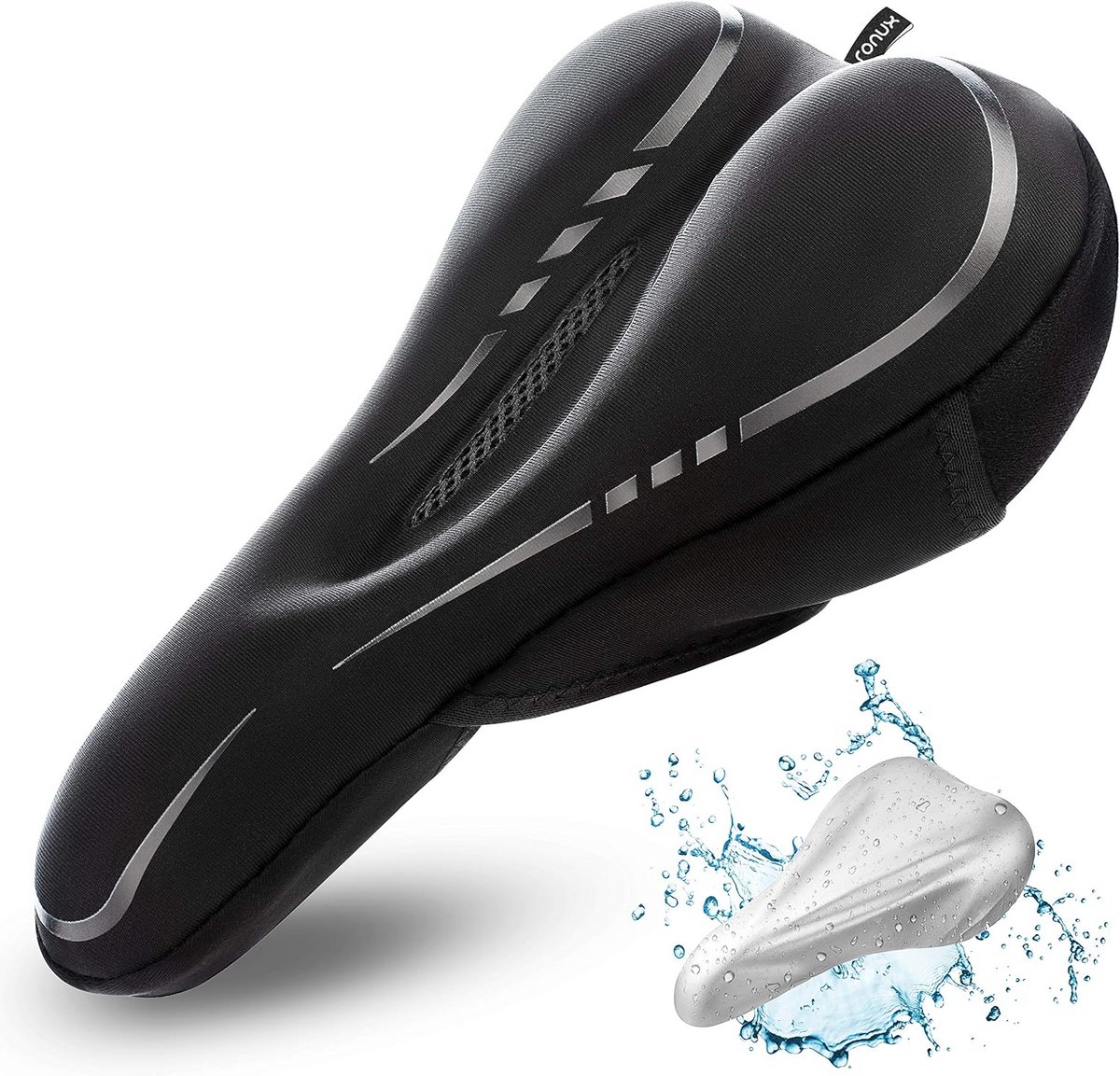 Smal Fietszadelkussen met Extra Memory Foam en Gel voor Ultiem Comfort