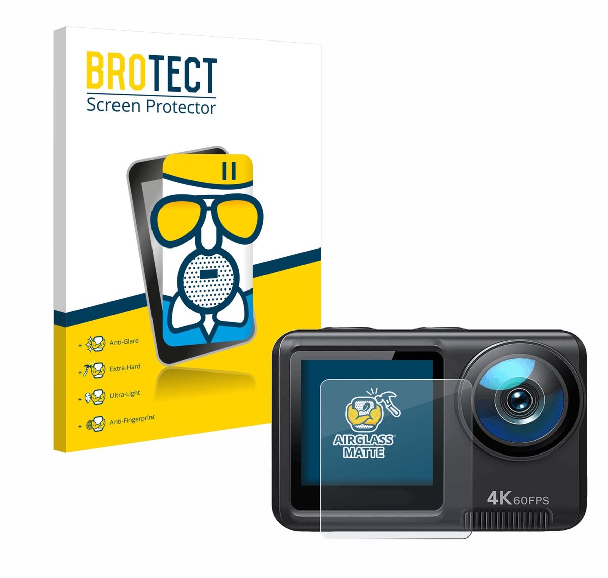 BROTECT - Screenprotector voor Wolfang GA420 - Folie Beschermfolie Beschermglas matte