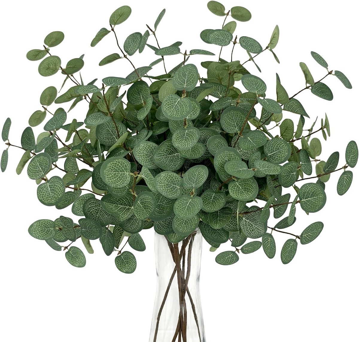 Kunstmatige Eucalyptus Takken Decoratie 6 Stuks voor Huis en Kantoor Duurzaam Groen