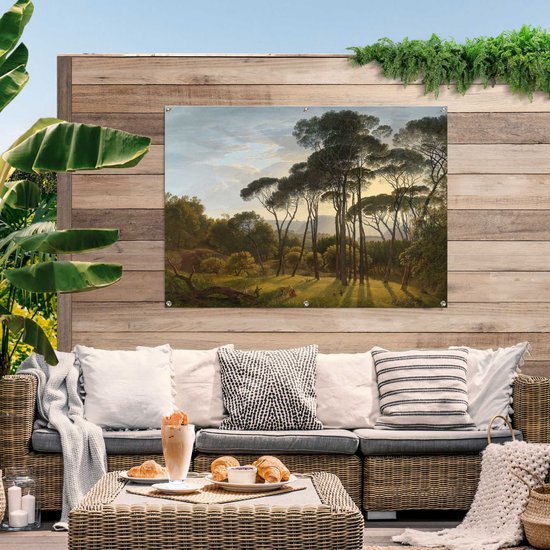 Affiche de jardin Paysage italien