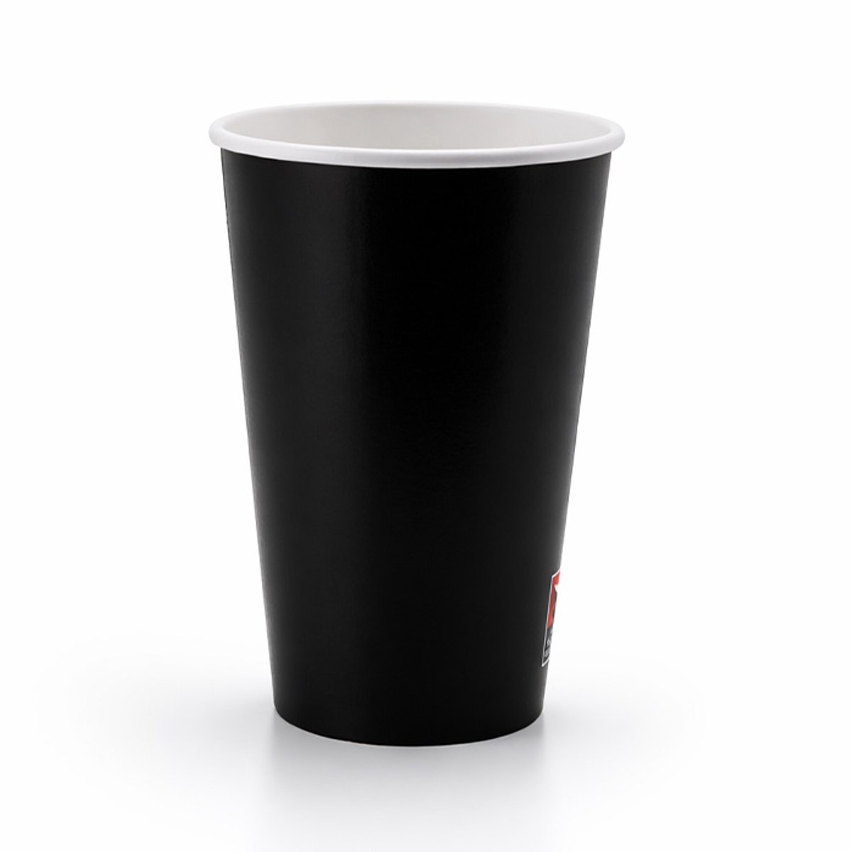 Milkshakebeker Karton Zwart 400ml/16oz - 1.000 st/ds.