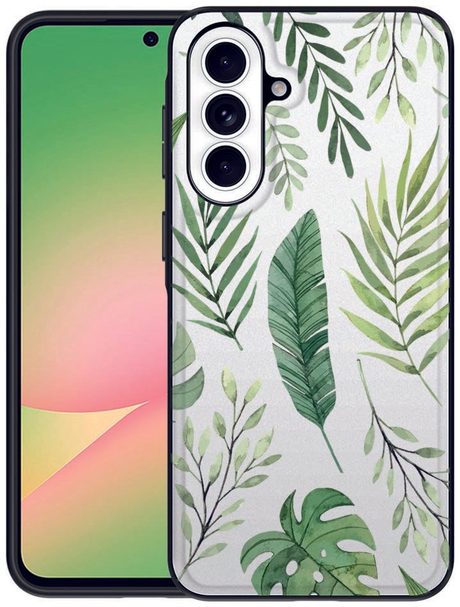 Back Cover voor Leaves Backcover Hoesje Samsung Galaxy A57