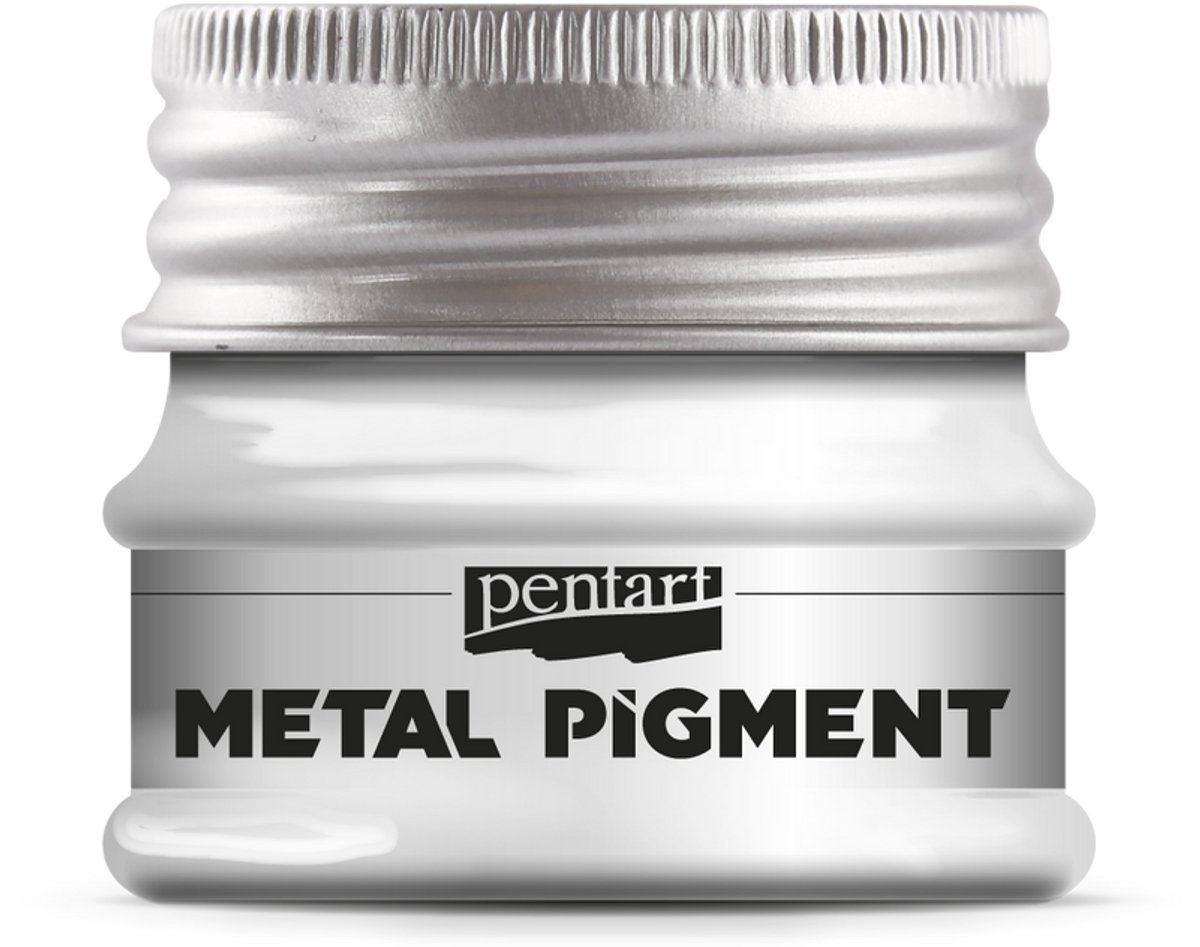 Pentart Metal Pigment Sparkling Zilver 8gr