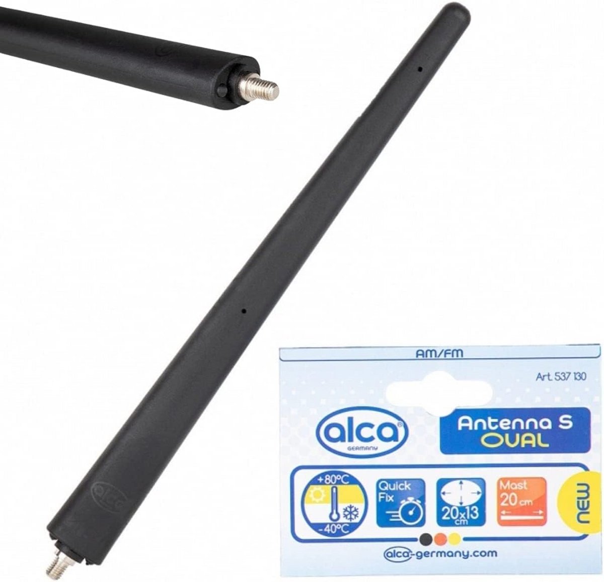 Dakantenne voor Fiat 500 Vervangende Radioantenne 20cm