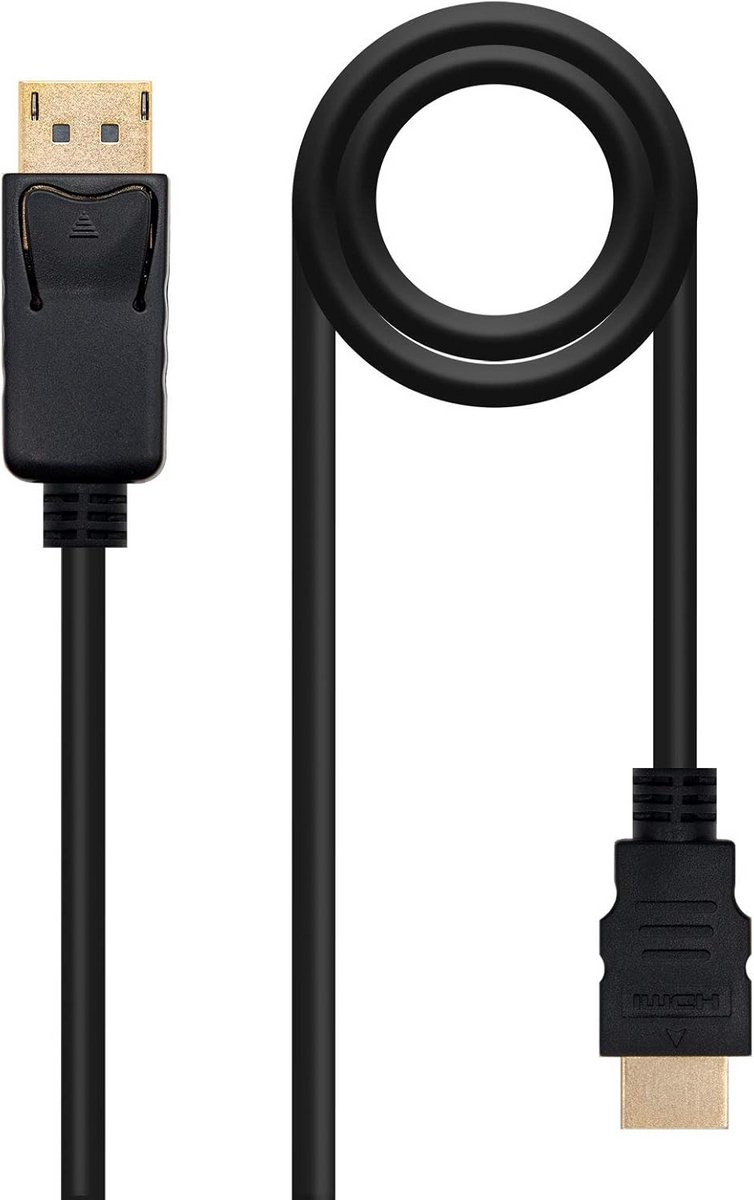 DisplayPort naar HDMI Kabel 2 Meter 4K Ondersteuning