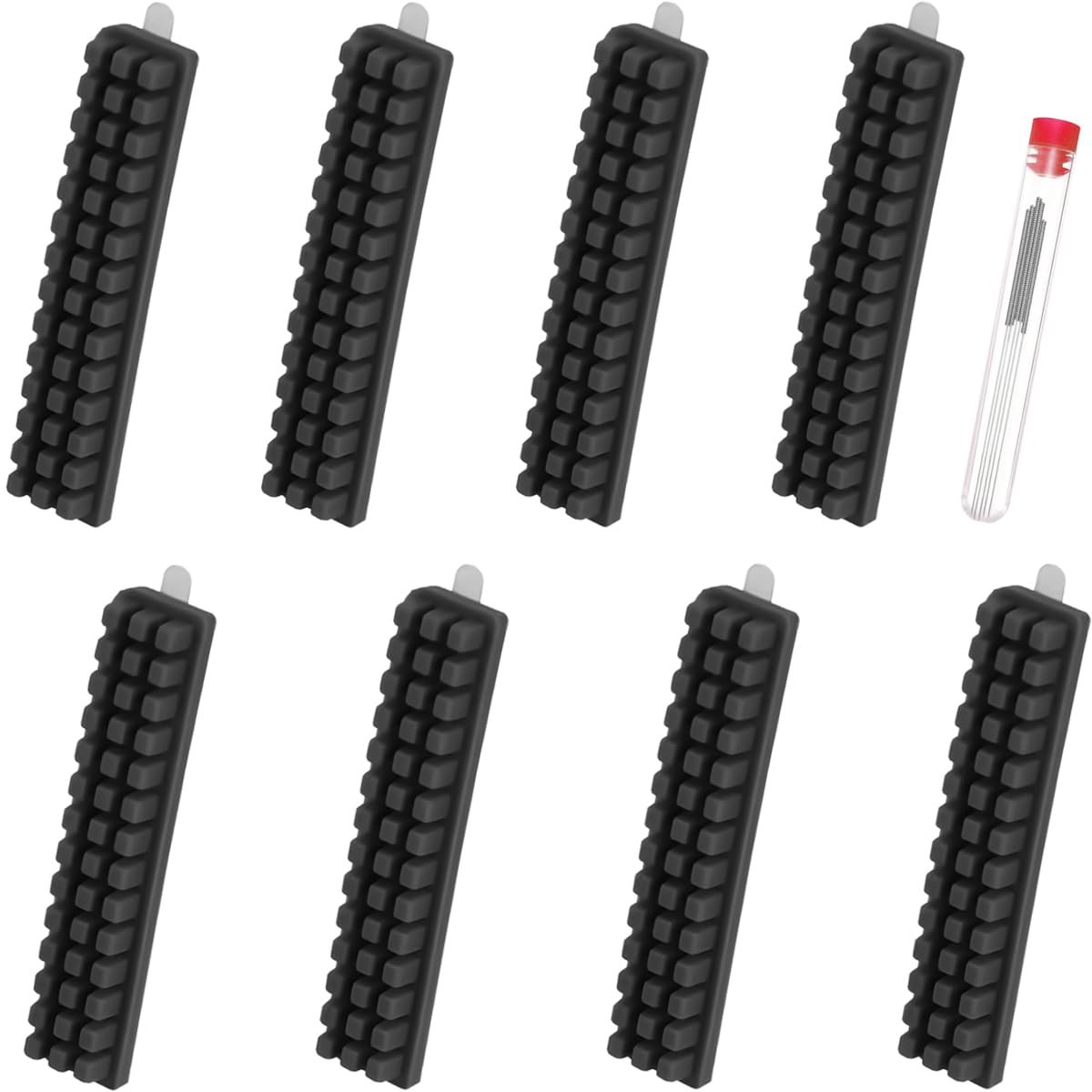Siliconen Reinigingsborstels voor 3D-printer Mondstukken - Set van 8 Stuks Krasvrij