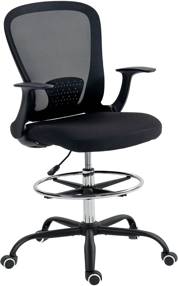 HOMCOM computerstoel - bureaustoel - 59x62x99-119H cm
