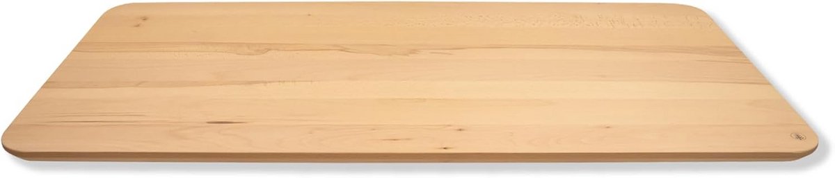 Massief Houten Tafelblad Kernbeuken Werkblad Zwitserse Rand 120x80 cm