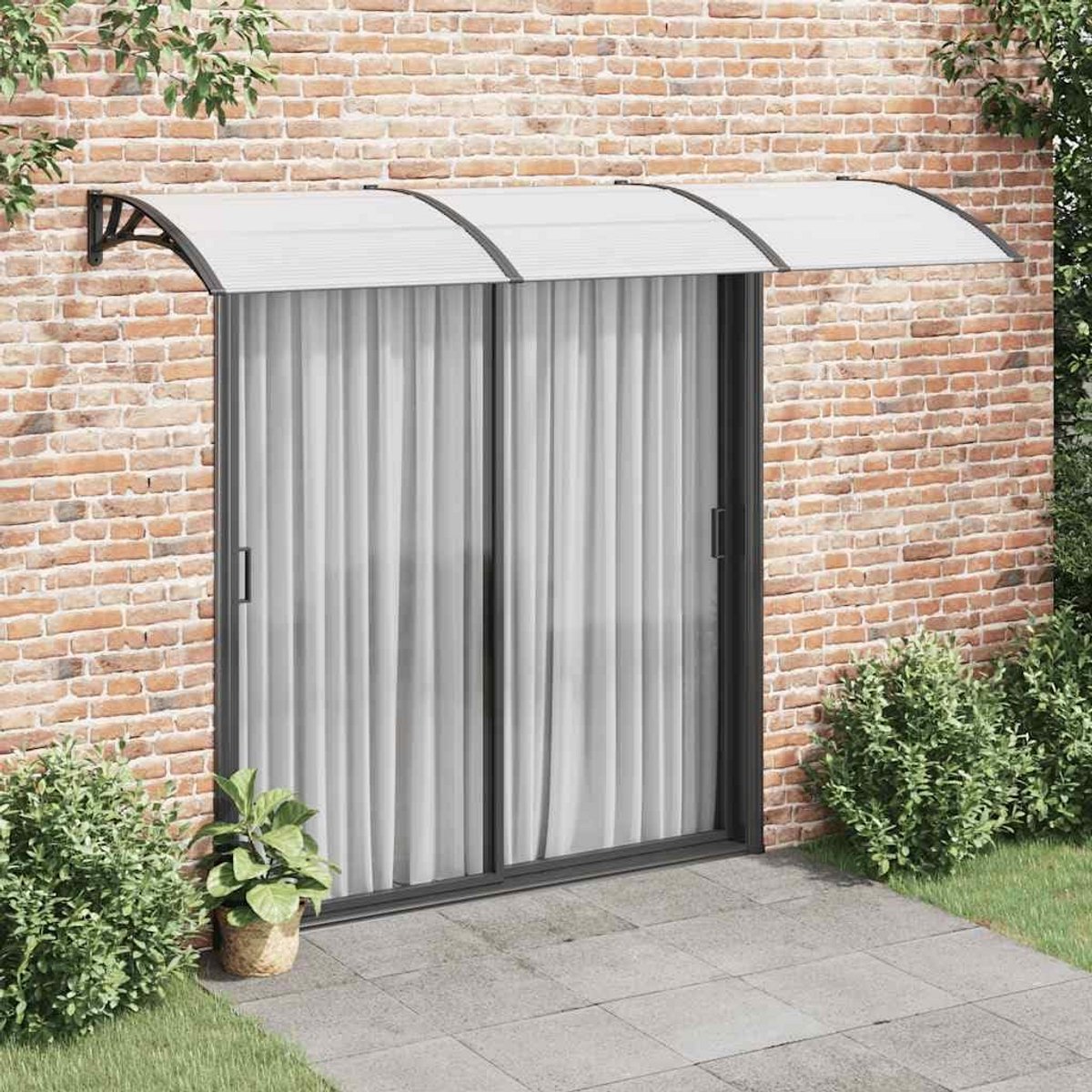 Grote Deurluifel 300x100 cm Polycarbonaat Weerbestendig