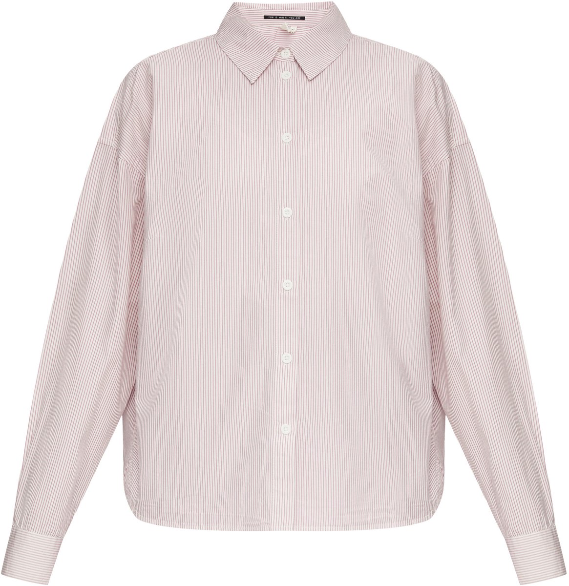QS - female - Oversized katoenen blouse