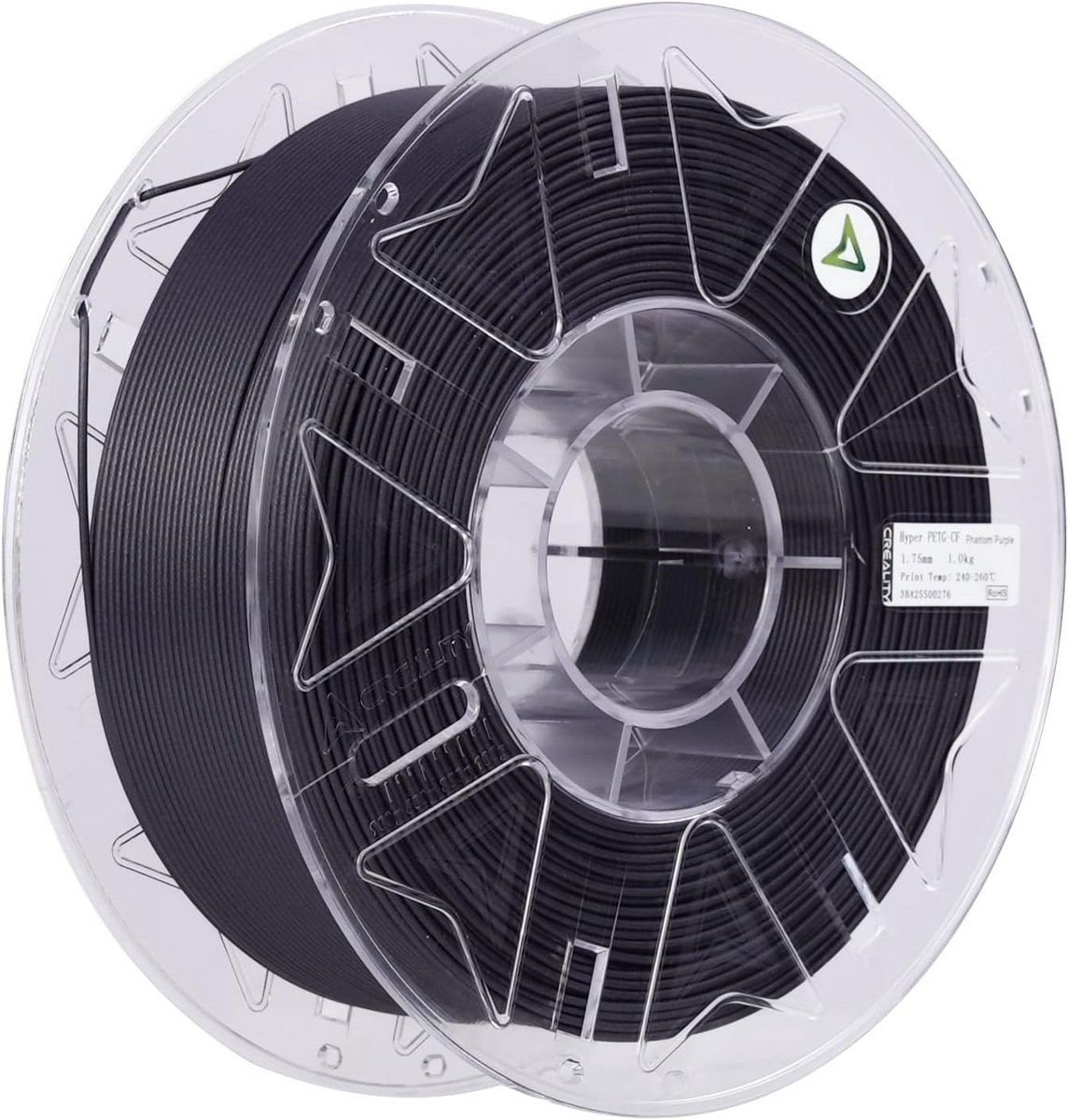 Koolstofvezel PETG Filament 1.75mm Hoge Snelheid voor 3D-printers 1kg