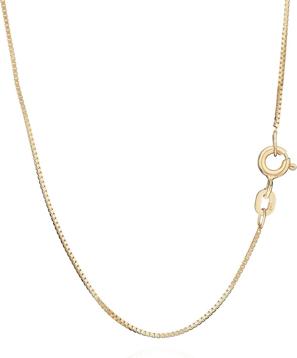 Dames of Heren Gouden Venice Ketting 14 Karaat Geelgoud Fijn