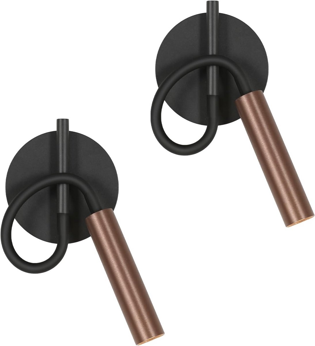 Bedlampjes Hoofdbord - Dubbele Leeslampjes - Bedlamp Slaapkamer Volwassenen - Sfeervol