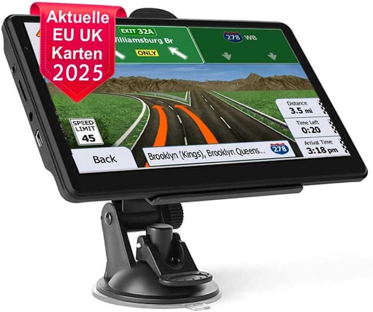 5 Inch Navigatiesysteem Auto en Vrachtwagen met Gratis Updates en Spraakbesturing
