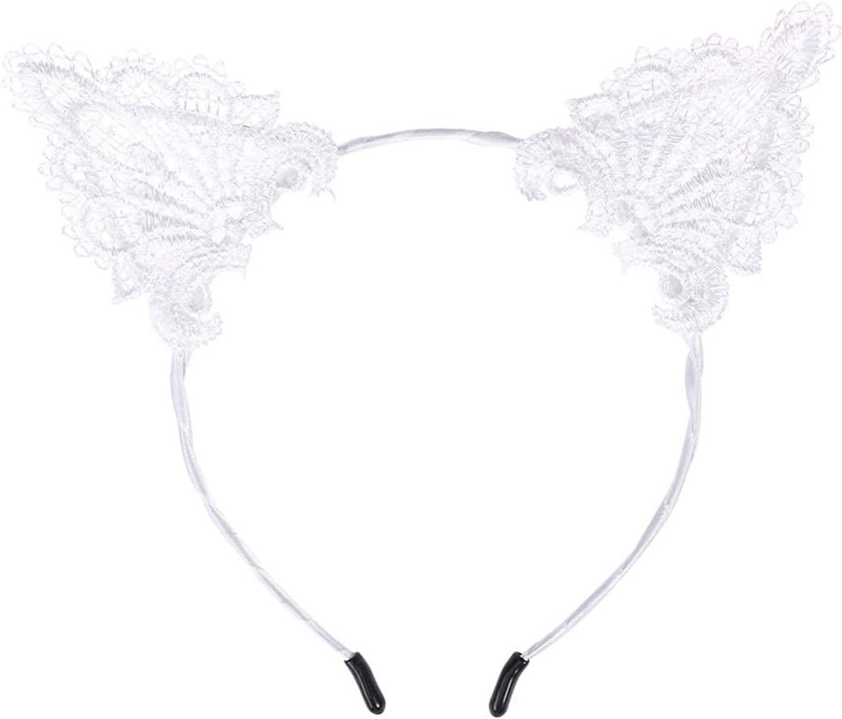 Verleidelijke Kant Hoofdband met Kattenoren voor Haaraccessoires