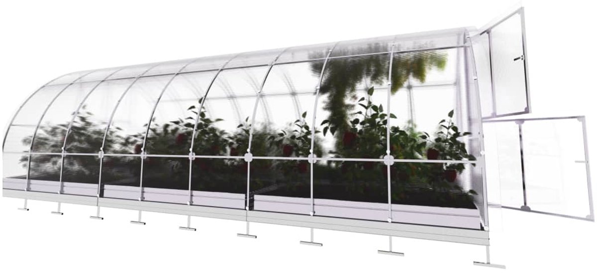 Klasika Serre de jardin en polycarbonate 3x6m 18m² Tube