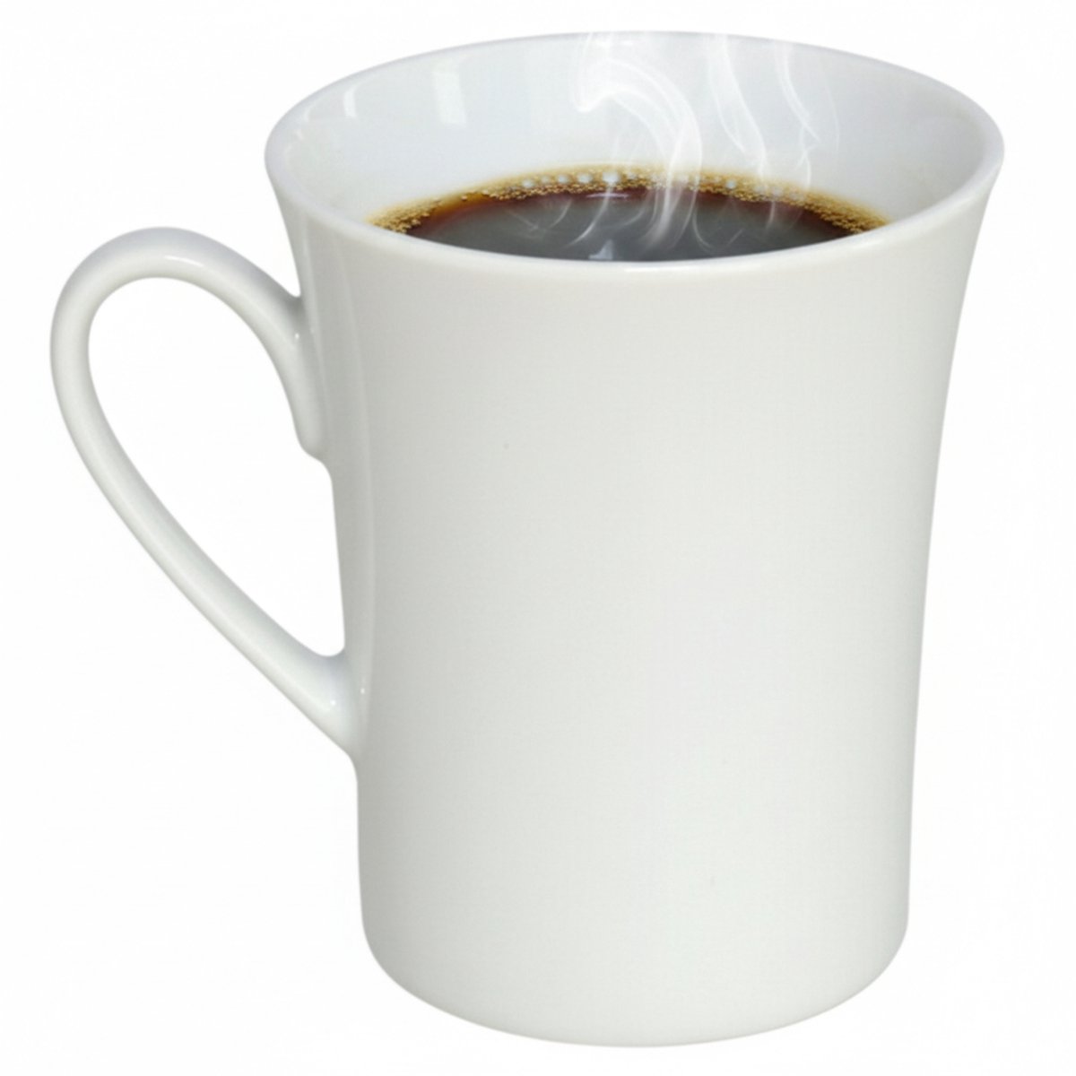 Gerimport Koffie / thee mok - 1x stuks - wit - 280 ml - mokken - porselein