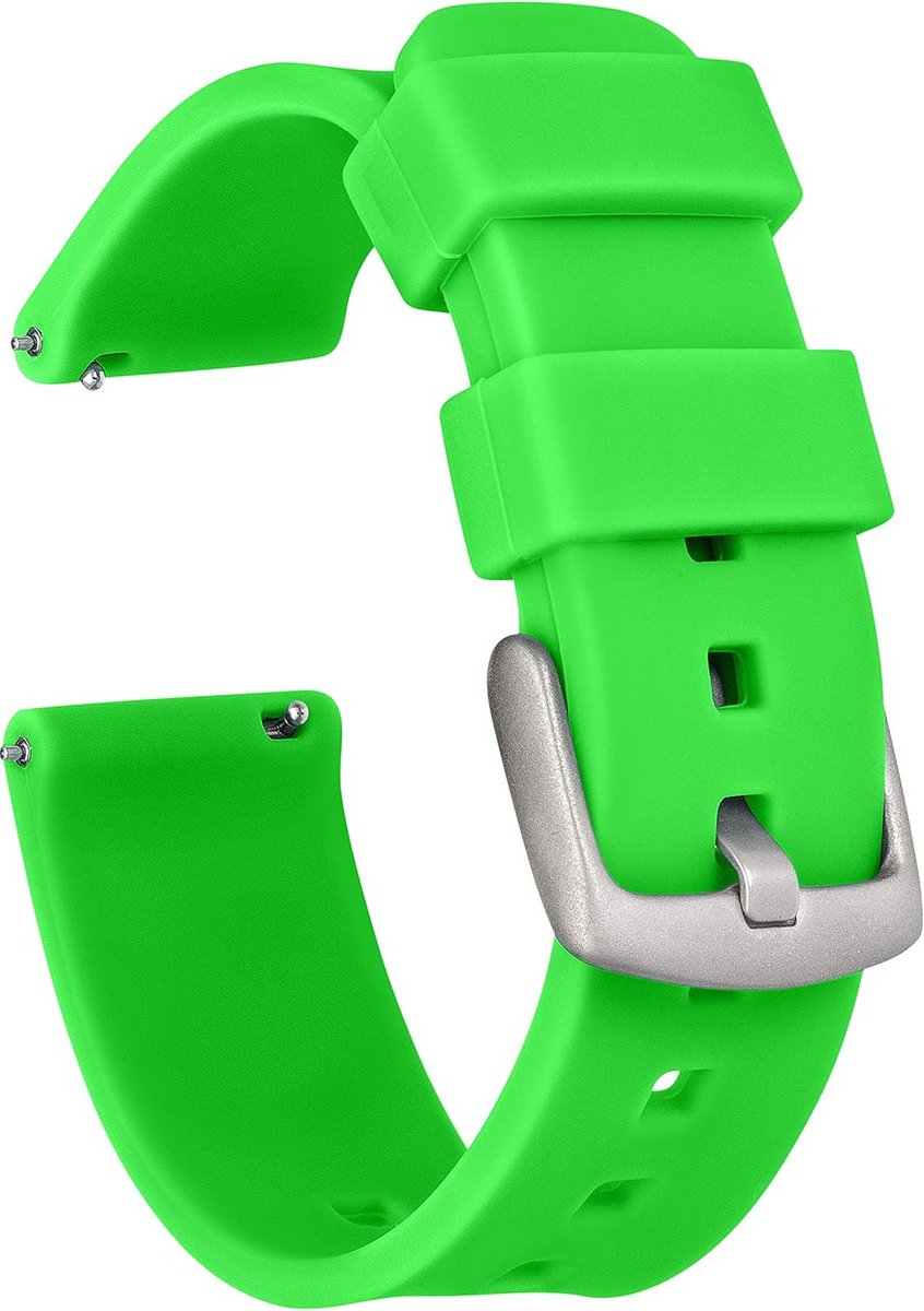 Siliconen Horlogeband met Quick Release Pinnen - Diverse Maten en Kleuren