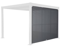sweeek - Luifel van 3m aluminium en textileen voor palace pergola 3x3m, 4x3m en 6x3m - palace