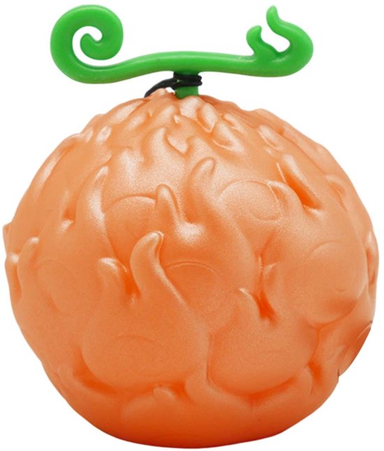 Teknofun, LED Lamp 7cm Model Flame Flame Fruit ONE PIECE met Polsband, Oranje