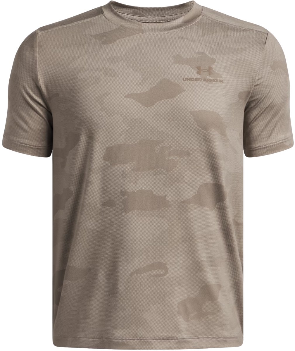 Under Armour Vanish Printed Sportshirt jongens Taupe 152