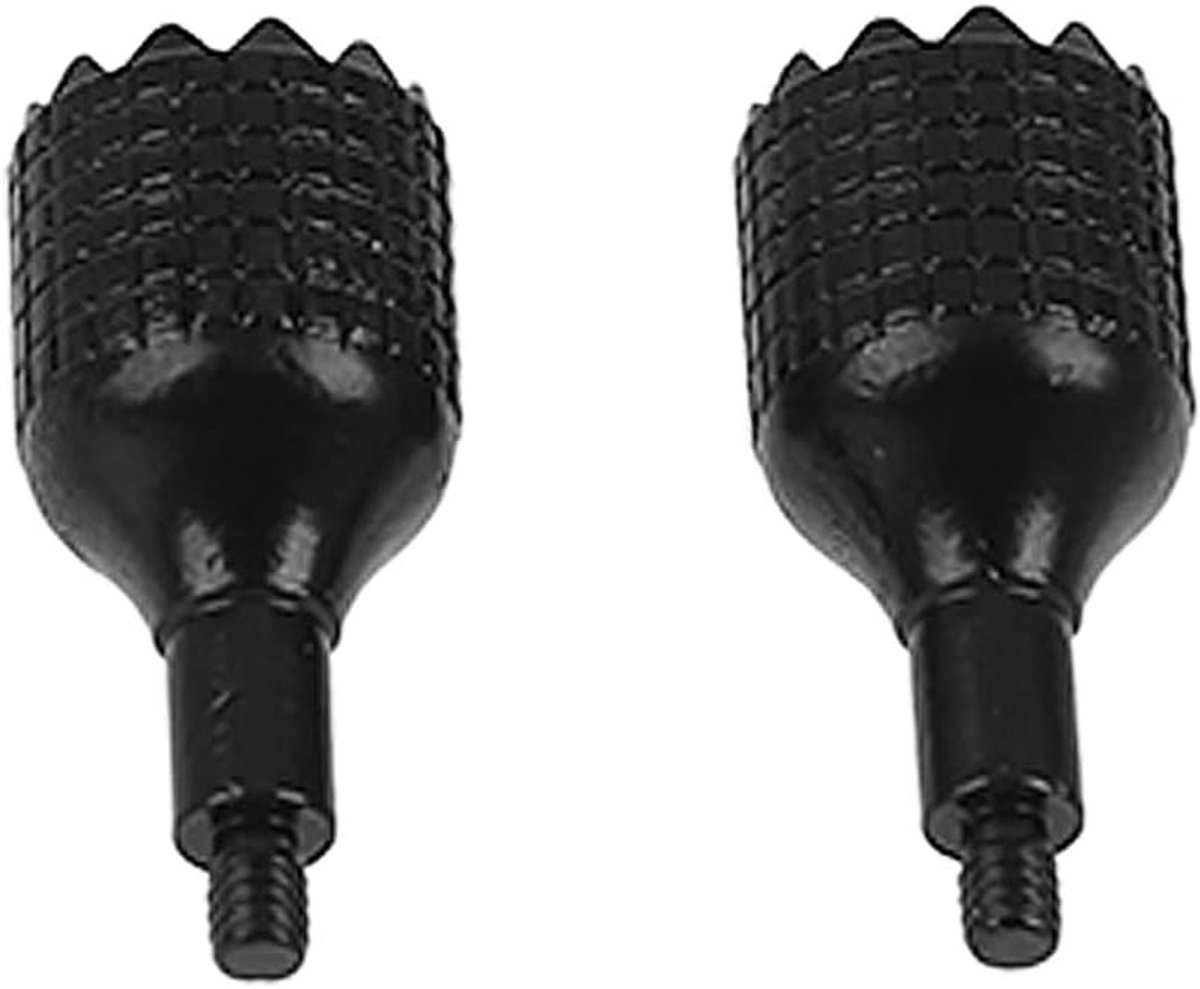Bedieningssticks voor drone, 2 stuks duimbedieningssticks, comfortabel en antislip (zwart)