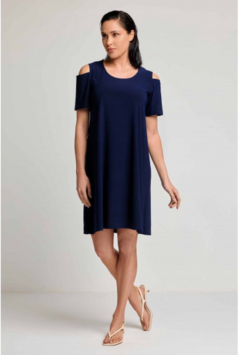 David Cruise Felicia Jurk Navy Blue Blauw XL