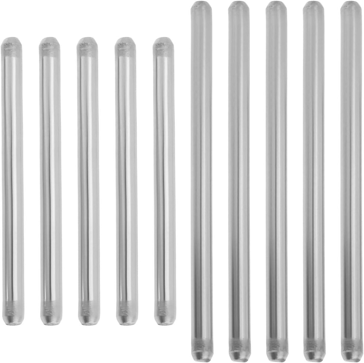 Allecto- Horlogebandjes - Plastic - 10 stuks - Vasthouden pins - Geschikt voor stalen horloge - Herenmaat