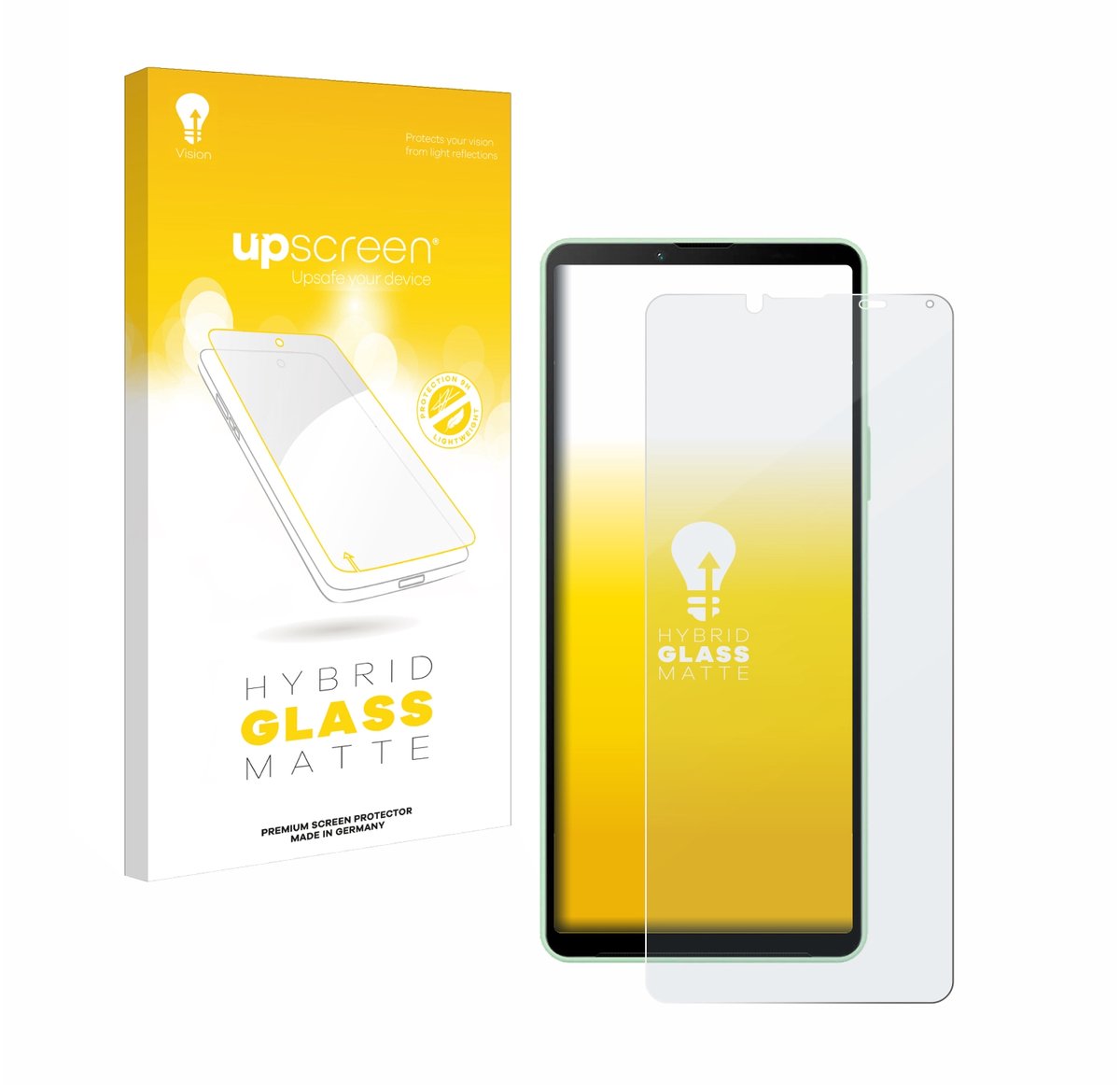 upscreen - Screenprotector voor Sony Xperia 10 V - Folie Beschermfolie Beschermglas matte