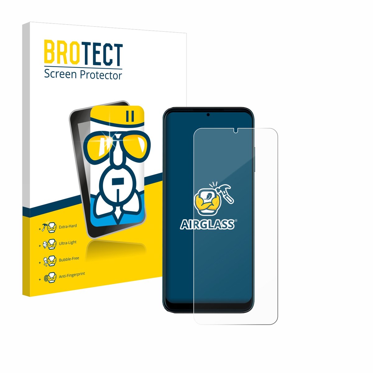 Screenprotector voor Telekom T Phone Pro Beschermglas transparant