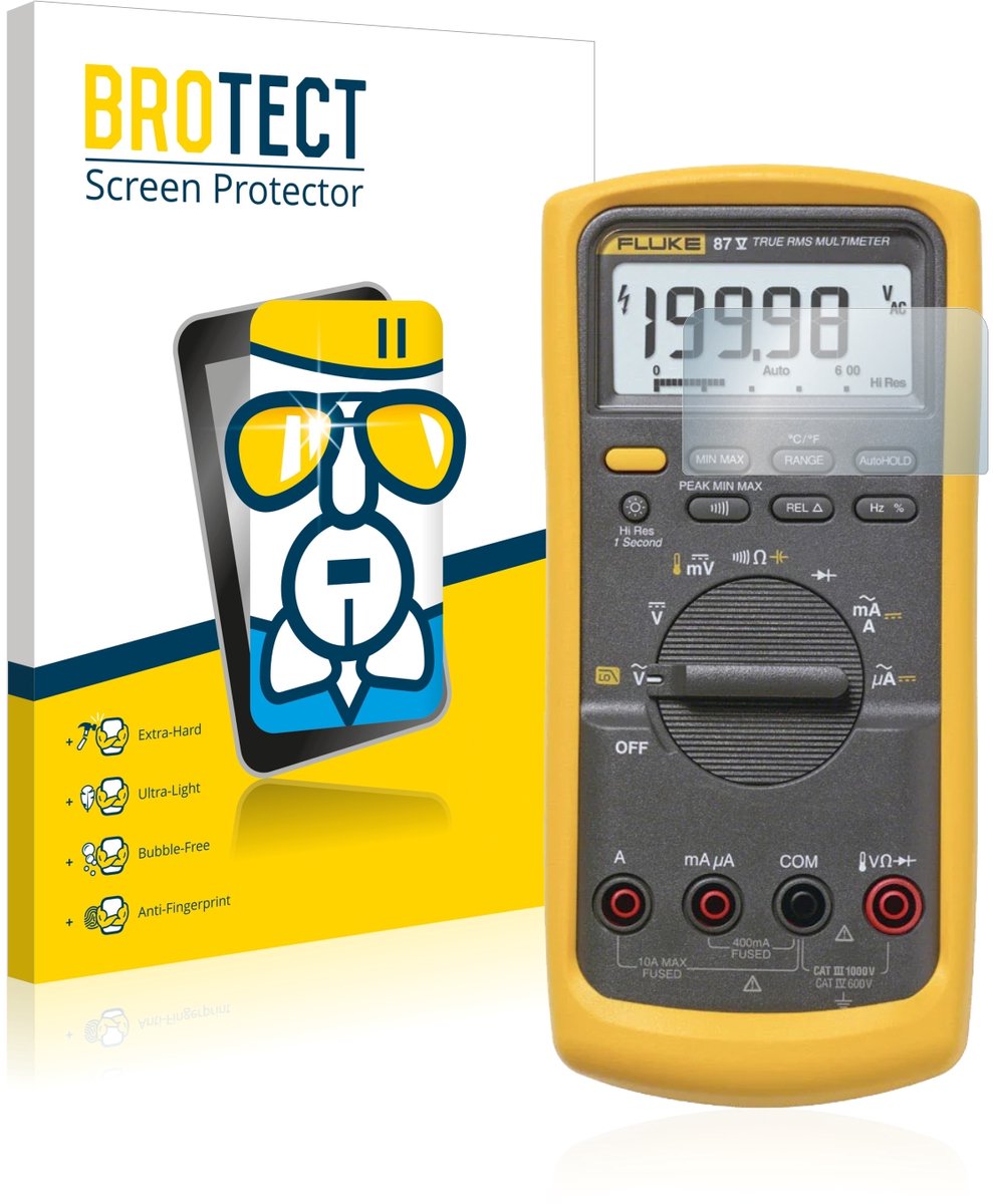 Screenprotector voor Fluke 87v Beschermglas transparant