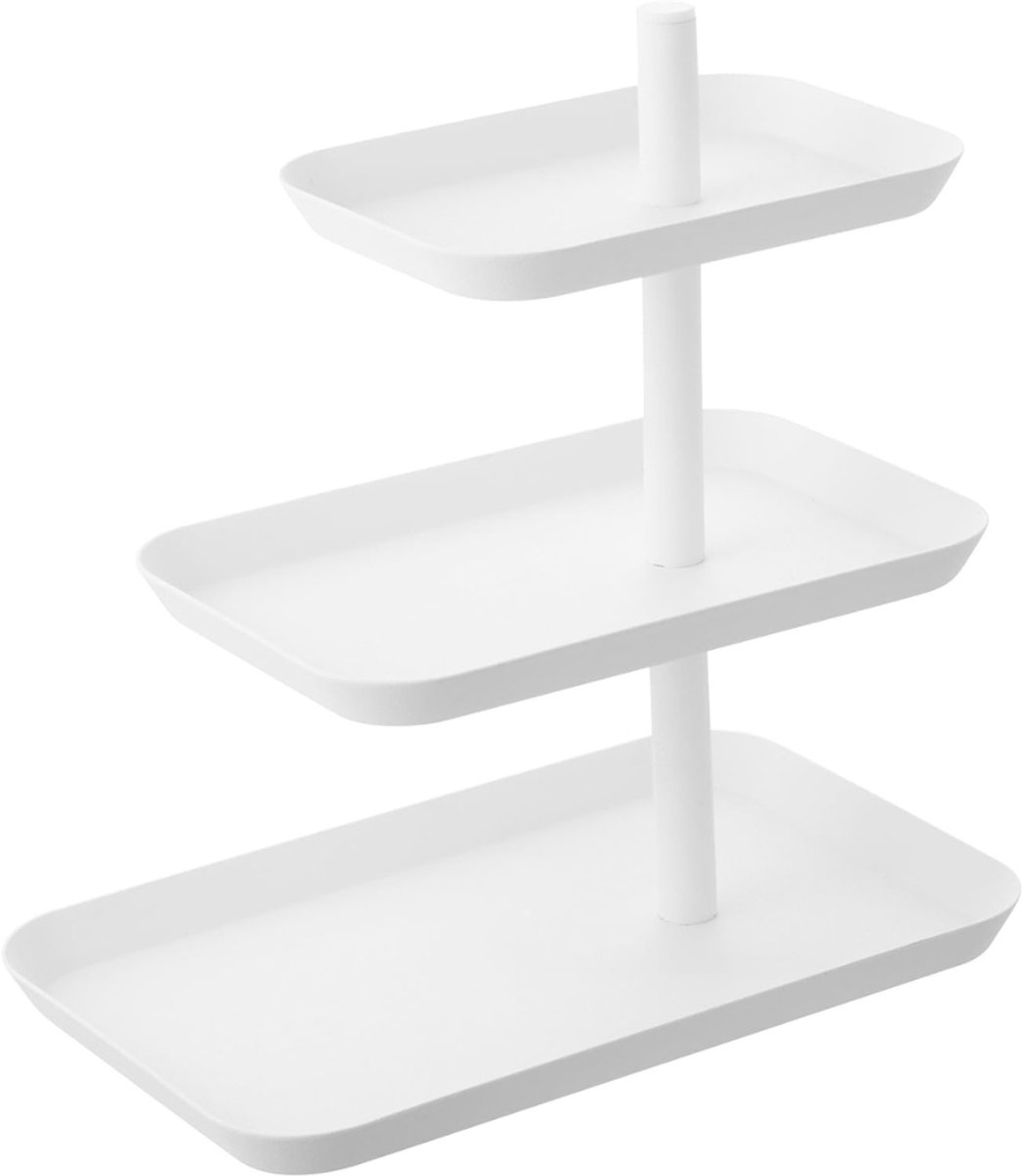 Zyrex® Serveertoren - Etagere - Tapasplank -Wit - 16cm x 25cm x 26cm