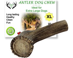 Natuurlijk Herten Gewei Kauwsnack XL voor Grote Honden - Langdurig en Hypoallergeen