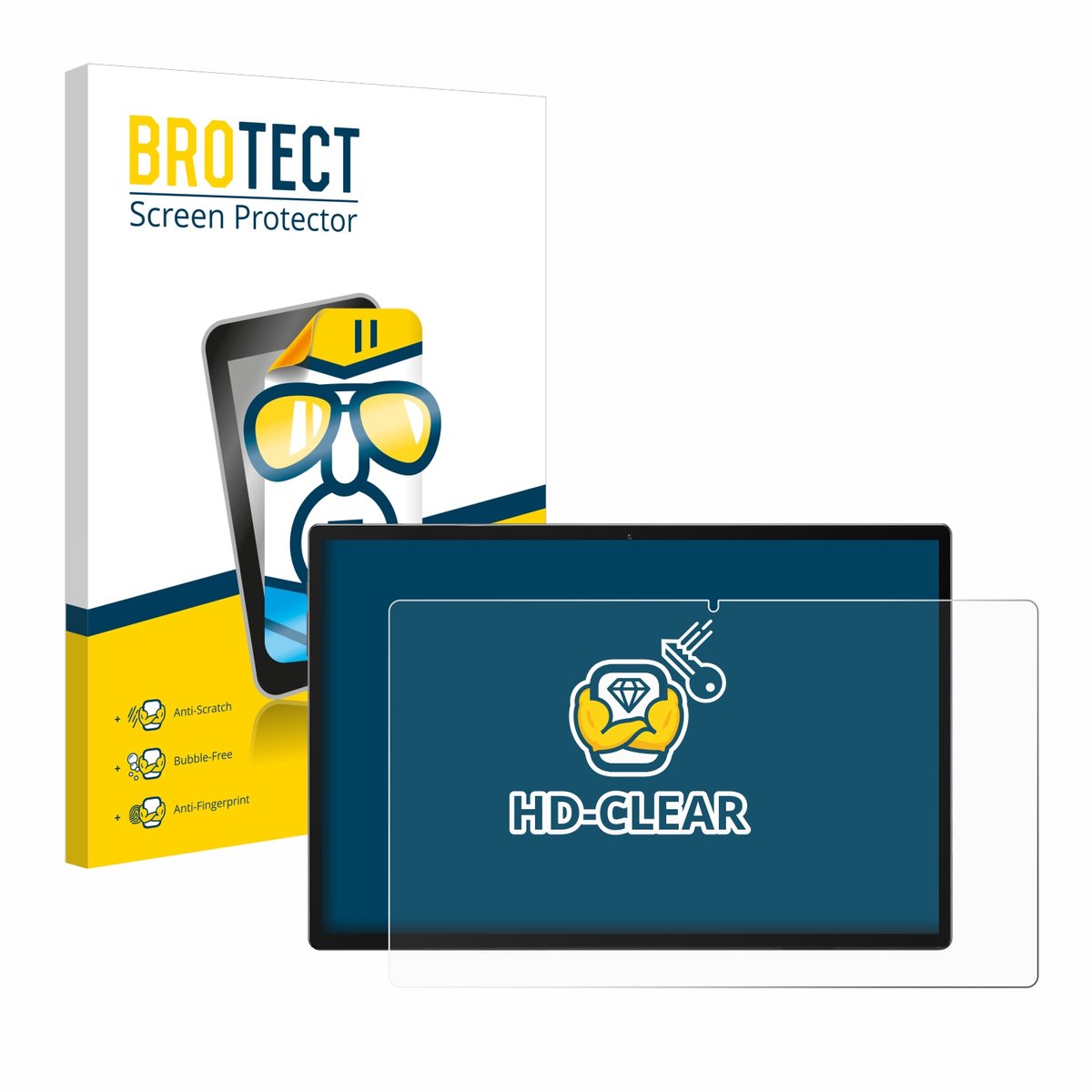 BROTECT - Screenprotector voor Meswao MES-B3 15,6" - Folie Beschermfolie transparant
