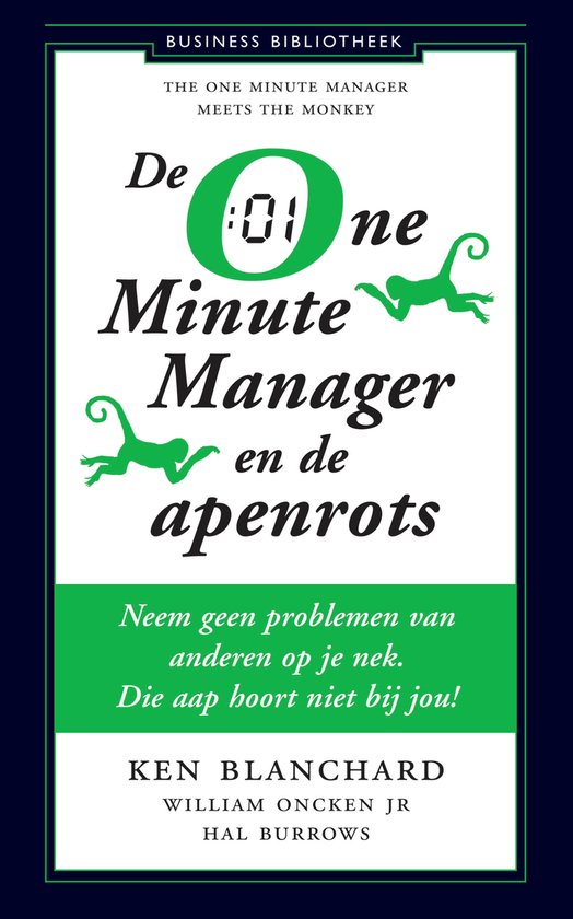 De One Minute Manager en de apenrots - cover