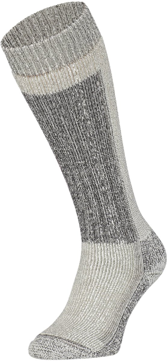 Eureka dikke merino wollen thermosokken S6 - unisex - grijs - maat 35-38