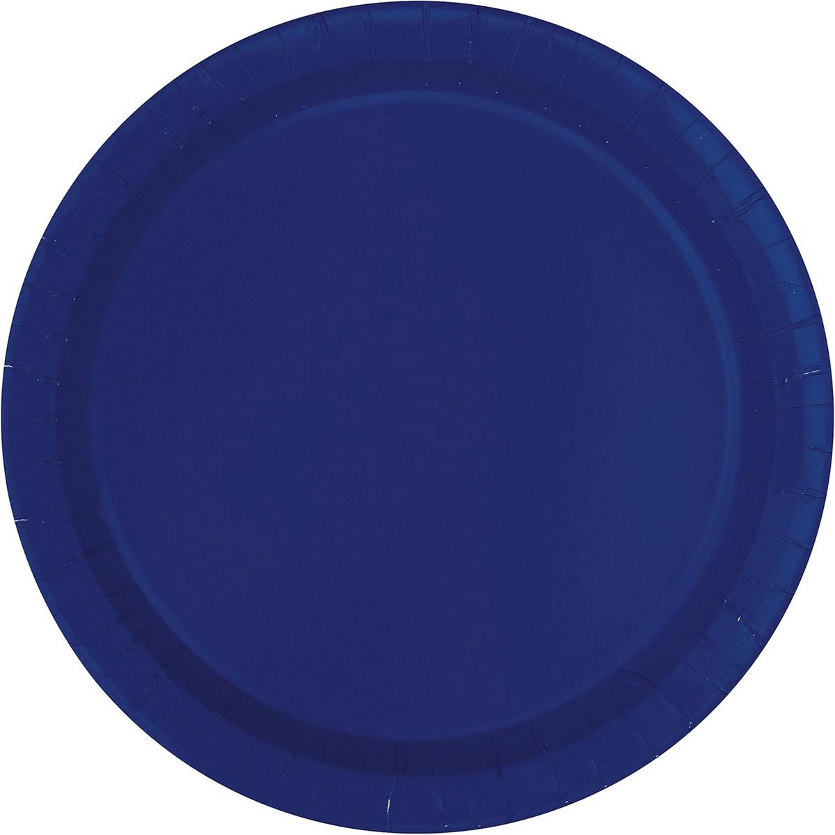 Set van 16 Ronde Borden, Navy Blauw, Diameter 23 cm